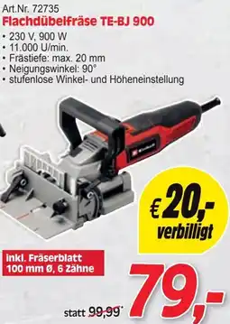 Zgonc Flachdübelfräse TE-BJ 900 Angebot