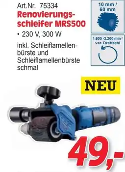 Zgonc Renovierungs- schleifer MRS500 Angebot
