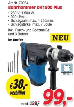 Zgonc Bohrhammer DH1500 Plus Angebot