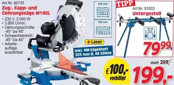 Zgonc Zug-, Kapp- und Gehrungssäge M140L Angebot