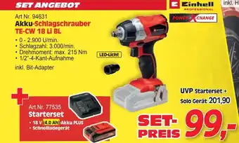 Akku-Schlagschrauber TE-CW 18 LI BL