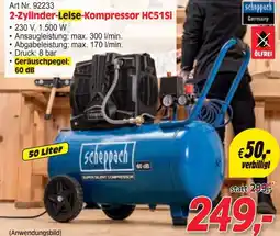 Zgonc 2-Zylinder-Leise-Kompressor HC51Si Angebot