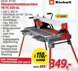 Zgonc Fliesenschneidmaschine TE-TC 920 UL Angebot
