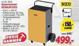 Zgonc Bautrockner BC90LEF2202 Angebot