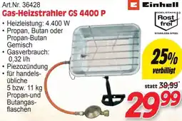 Zgonc Gas-Heizstrahler GS 4400 P Angebot