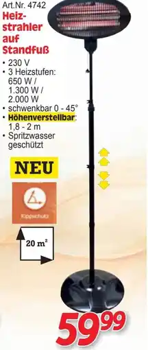 Zgonc Heiz- strahler auf Standfuß Angebot