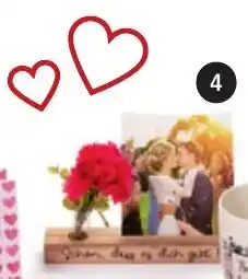 Pagro Diskont Fotohalter mit Vase und Trockenblume Angebot