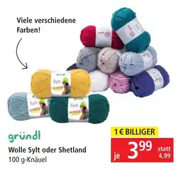 Pagro Diskont Wolle Sylt oder Shetland Angebot