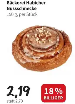 Eurogast Grissemann Bäckerei Habicher Nussschnecke Angebot