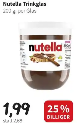 Eurogast Grissemann Nutella Trinkglas Angebot