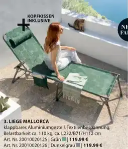 Dehner Liege mallorca Angebot