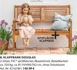 Dehner Klappbank douglas Angebot