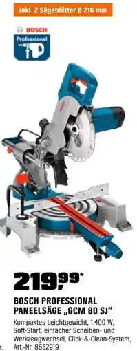 OBI Bosch professional paneelsäge „gcm 80 sj Angebot