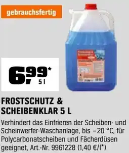 OBI Frostschutz & scheibenklar Angebot