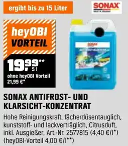 OBI Sonax antifrost- und klarsicht-konzentrat Angebot