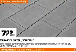 OBI Terrassenplatte,,schiefer" Angebot