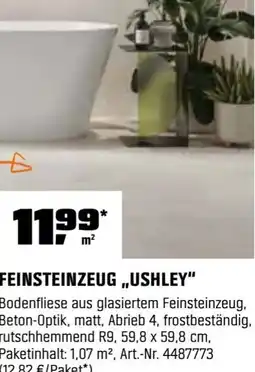 OBI Feinsteinzeug „ushley" Angebot