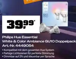 OBI Philips Hue Essential White & Color Ambiance GU10 Doppelpack Angebot