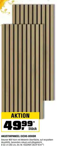 OBI Akustikpaneel eiche-dekor Angebot