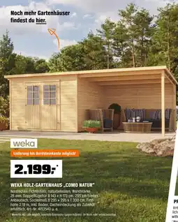 OBI Weka holz-gartenhaus,,como natur" Angebot