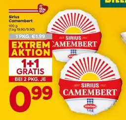 Billa Sirius Camembert Angebot
