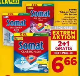 Billa Somat Tabs od. Pulver div. Sorten Angebot
