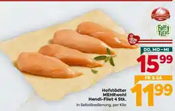 Billa Hofstädter MEHRwohl Hendl-Filet 4 Stk Angebot