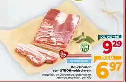 Billa Bauchfleisch vom STROHwolschwein Angebot