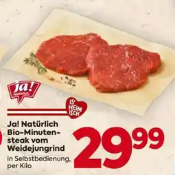 Billa Ja! Natürlich Bio-Minutensteak vom Weidejungrind° Angebot