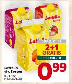 Billa Lattella div. Sorten Angebot