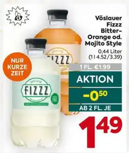 Billa Vöslauer Fizzzz Bitter-Orange od. Mojito Style Angebot