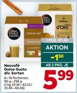 Billa Nescafé Dolce Gusto div. Sorten Angebot