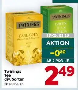 Billa Twinings Tee div. Sorten Angebot