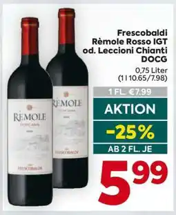 Billa Frescobaldi Rèmole Rosso IGT od. Leccioni Chianti DOCG Angebot