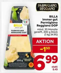 Billa BILLA immer gut Parmigiano Reggiano DOP Angebot