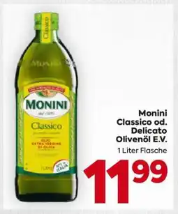 Billa Monini Classico od. Delicato Olivenöl E. V Angebot
