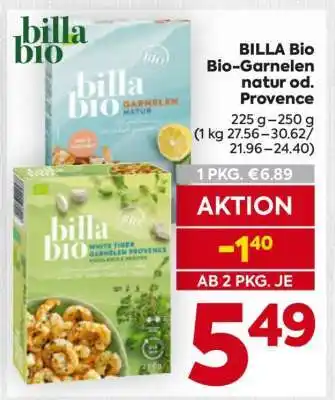 Billa BILLA Bio Bio-Garnelen natur od. Provence Angebot