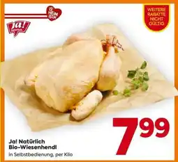 Billa Ja! Natürlich Bio-Wiesenhendln Angebot
