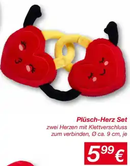 KiK Plüsch-Herz Set Angebot