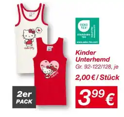 KiK Kinder Unterhemd Angebot