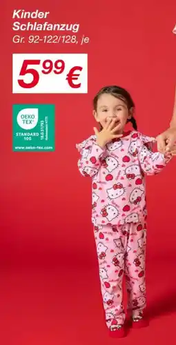 KiK Kinder Schlafanzug Angebot