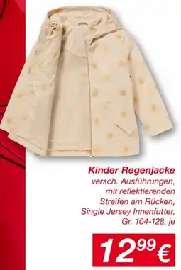 KiK Kinder Regenjacke Angebot