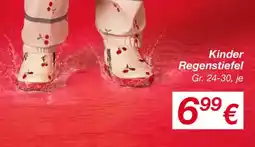 KiK Kinder Regenstiefel Angebot