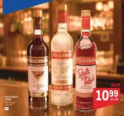 Metro Stolichnaya vodka Angebot