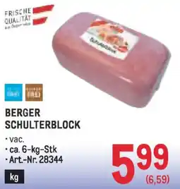 Metro Berger schulterblock Angebot