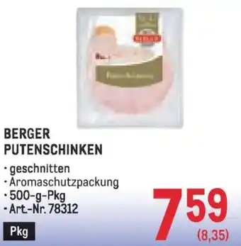 Berger putenschinken