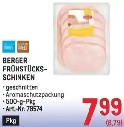 Metro Berger frühstücks- schinken Angebot