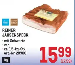 Metro Reiner jausenspeck Angebot