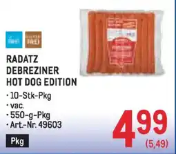 Metro Radatz debreziner hot dog edition Angebot