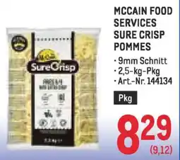 Metro food services sure crisp pommes Angebot